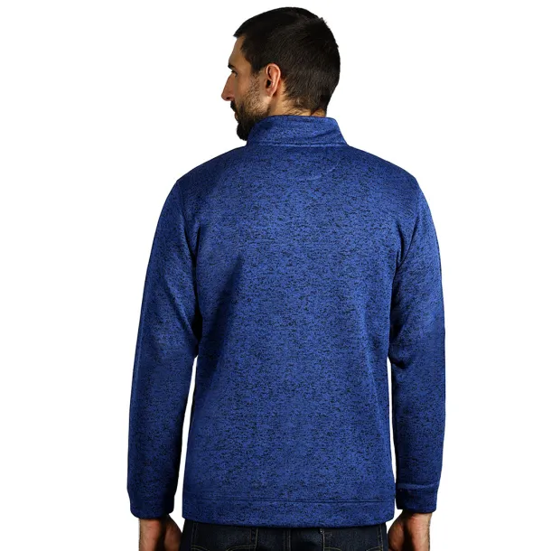 JUMPER Mélange sweatshirt full zipped - EXPLODE Royal blue