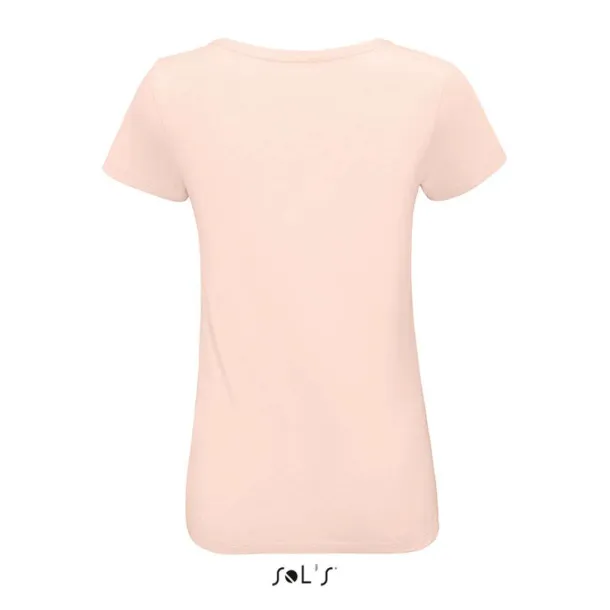  SOL'S MARTIN WOMEN - ROUND-NECK FITTED JERSEY T-SHIRT - SOL'S Creamy Pink