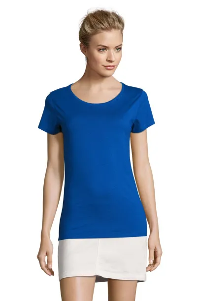  SOL'S MARTIN WOMEN - ROUND-NECK FITTED JERSEY T-SHIRT - SOL'S Tamno Kahki