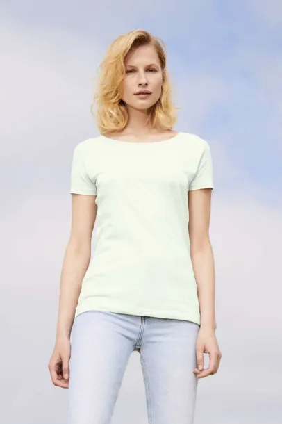  SOL'S MARTIN WOMEN - ROUND-NECK FITTED JERSEY T-SHIRT - SOL'S Tamno Kahki