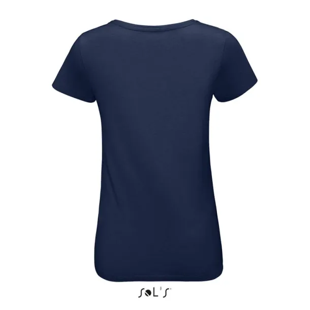  SOL'S MARTIN WOMEN - ROUND-NECK FITTED JERSEY T-SHIRT - SOL'S French Navy