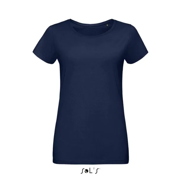  SOL'S MARTIN WOMEN - ROUND-NECK FITTED JERSEY T-SHIRT - SOL'S French Navy