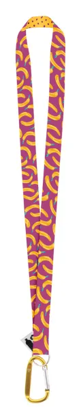 Subyard XL RPET custom sublimation lanyard Yellow
