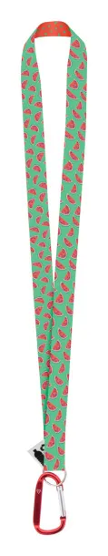 Subyard XL RPET custom sublimation lanyard Red