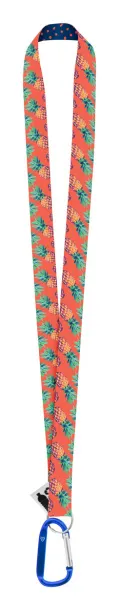 Subyard XL RPET custom sublimation lanyard Blue