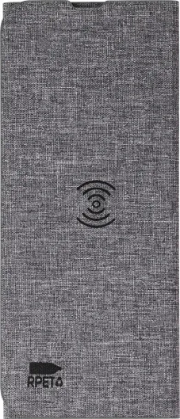 Selene rPET podloga za miš s bežičnim brzim punjačem Siva