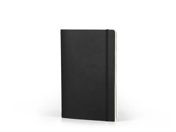 LYON A5 notebook with elastic band - PRO BOOK Black