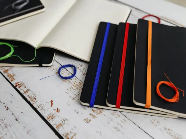 LYON A5 notebook with elastic band - PRO BOOK Orange