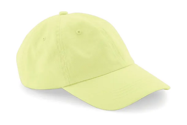  Low Profile 6 Panel Dad Cap - Beechfield Pastel Lemon