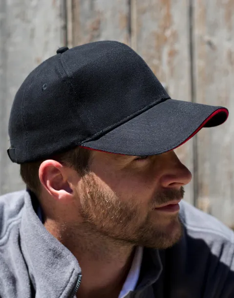  Sandwich Brushed Cotton Cap - Result Headwear