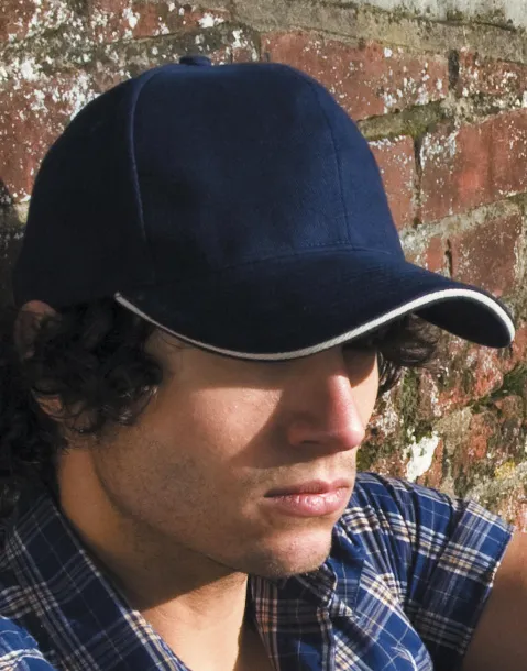  Sandwich Brushed Cotton Cap - Result Headwear