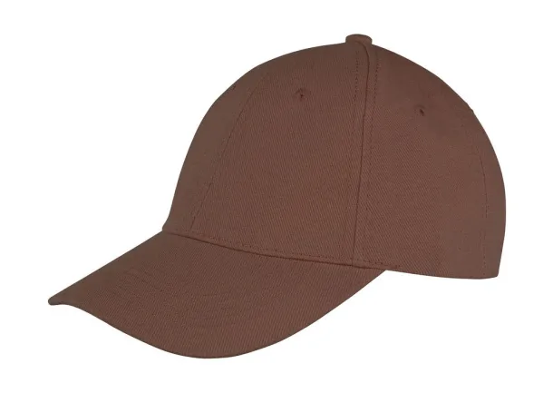  Memphis 6-Panel Low Profile Cap - Result Headwear Chocolate Brown