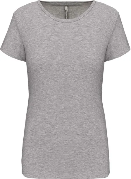  LADIES' SHORT-SLEEVED CREW NECK T-SHIRT - Kariban Light Grey Heather