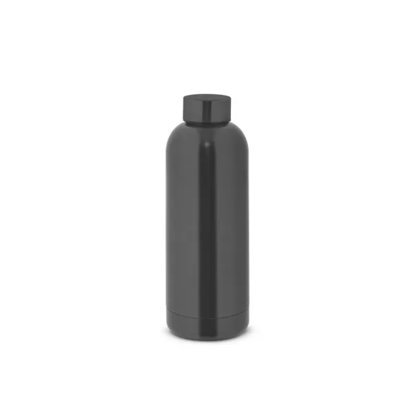 ODIN METTALIC Bottle in 90% recycled stainless steel 550 mL Gun metal