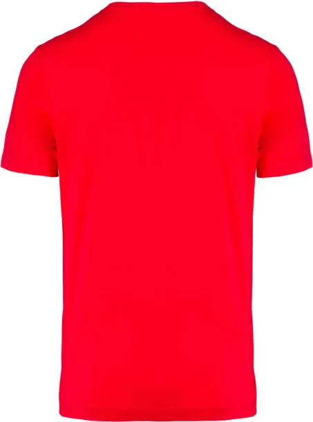  Muška V majica od organskog pamuka - 155 g/m² - Kariban Crvena
