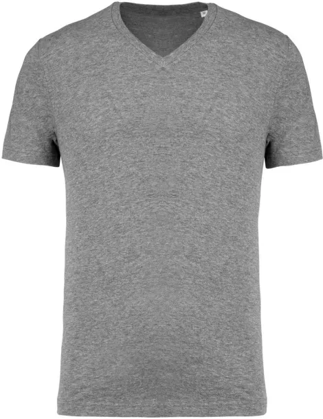  Muška V majica od organskog pamuka - 155 g/m² - Kariban Grey Heather