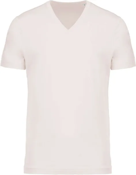  Muška V majica od organskog pamuka - 155 g/m² - Kariban Cream