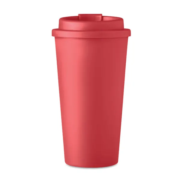 TUESDAY Double wall tumbler 475 ml Red