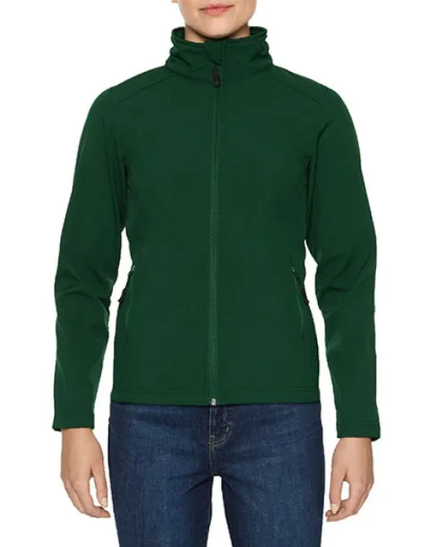  HAMMER LADIES SOFTSHELL JACKET - Gildan Forest Green