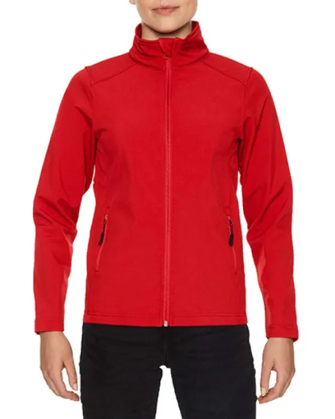  HAMMER LADIES SOFTSHELL JACKET - Gildan Red