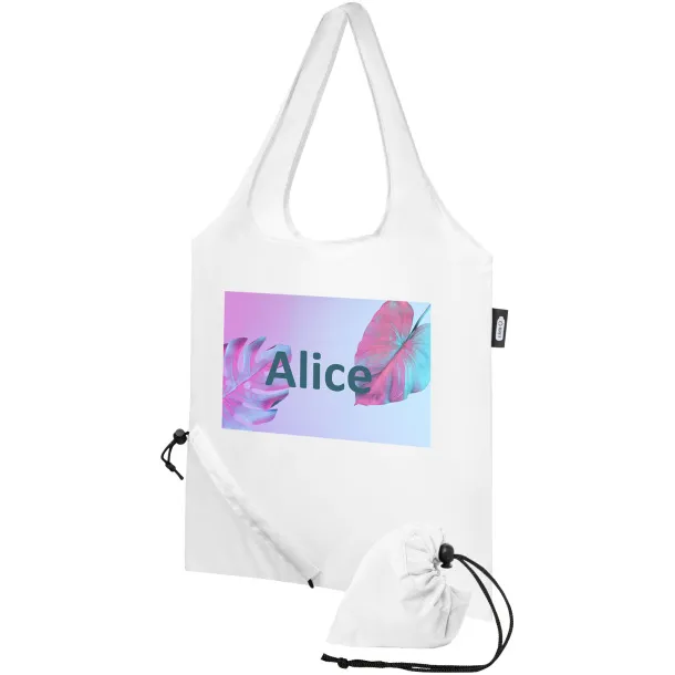 Sabia RPET foldable tote bag White