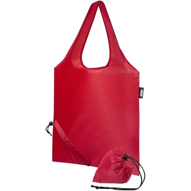 Sabia RPET foldable tote bag Red