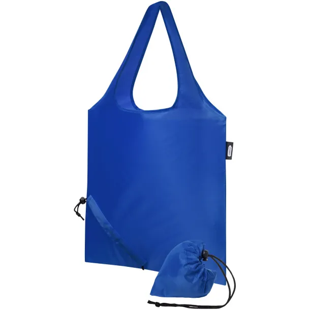 Sabia RPET foldable tote bag Royal blue