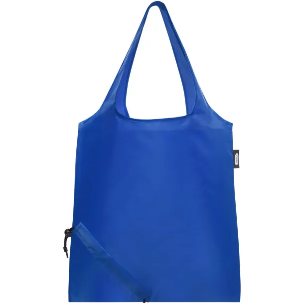 Sabia RPET foldable tote bag Royal blue