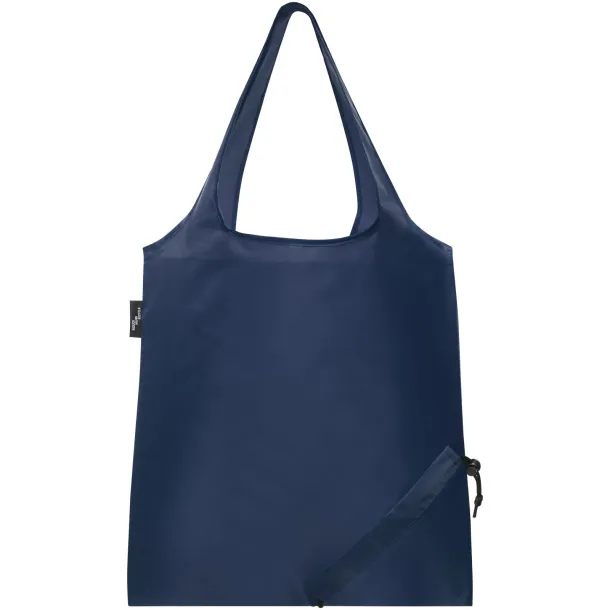 Sabia RPET foldable tote bag Navy Blue