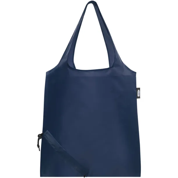 Sabia RPET foldable tote bag Navy Blue