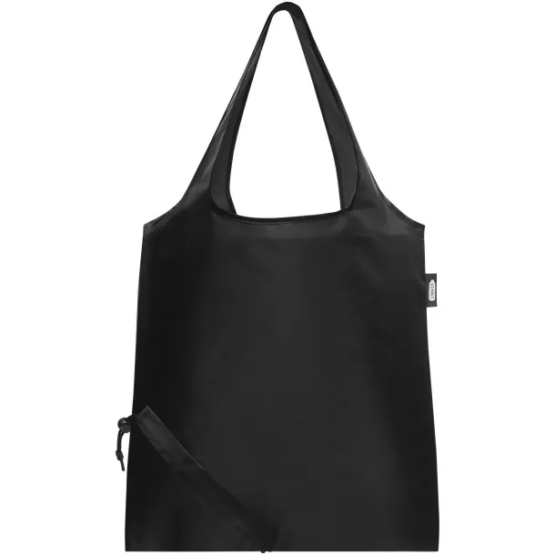 Sabia RPET foldable tote bag Solid black