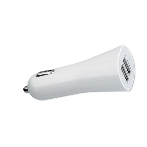 LANCE USB punjač za auto Bijela