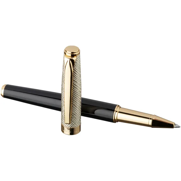 Doré roller kemijska olovka - Luxe Solid black Zlatna