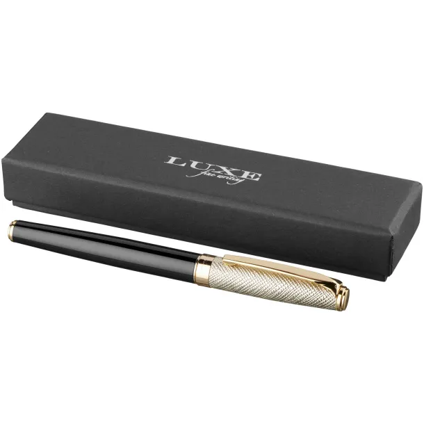 Doré rollerball pen - Luxe Solid black Gold