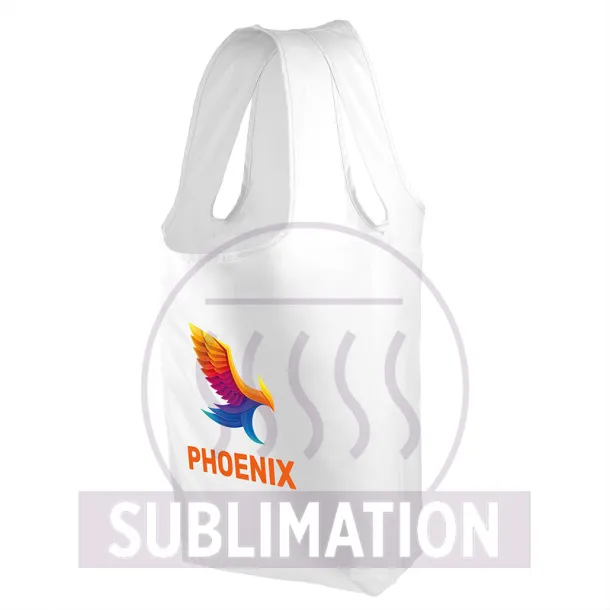  RPET foldable shopping bag Bijela