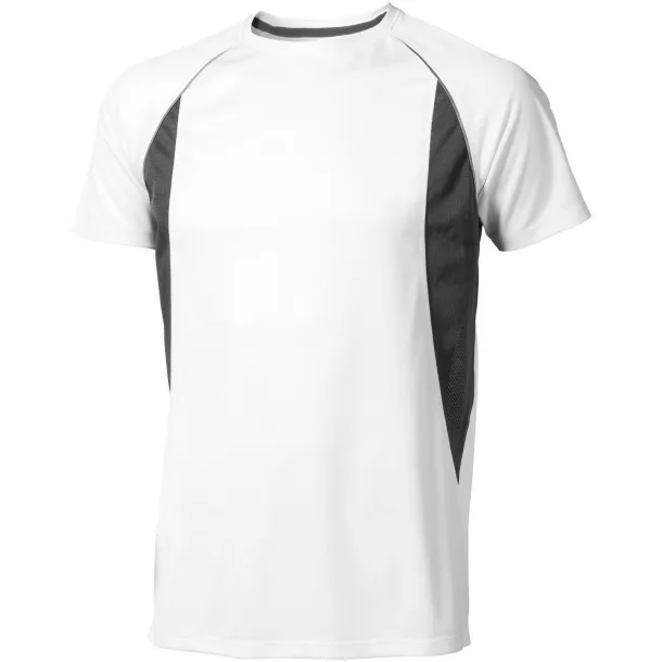 Quebec short sleeve men's cool fit t-shirt - Elevate Life White