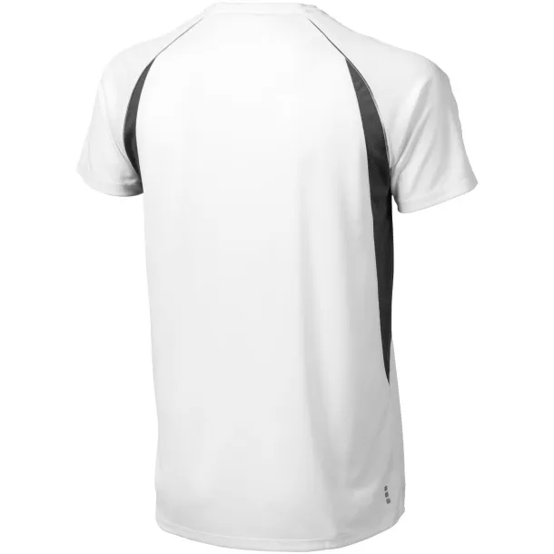 Quebec short sleeve men's cool fit t-shirt - Elevate Life White