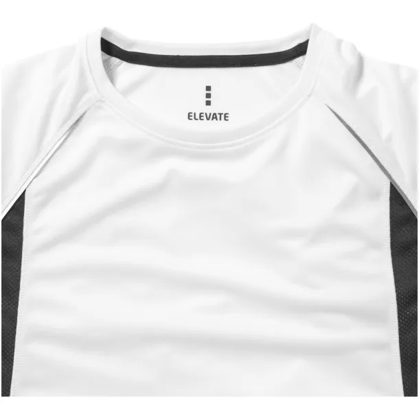 Quebec short sleeve men's cool fit t-shirt - Elevate Life White