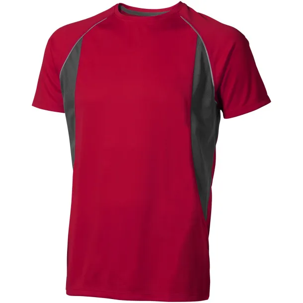 Quebec short sleeve men's cool fit t-shirt - Elevate Life Red