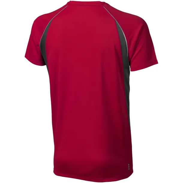 Quebec short sleeve men's cool fit t-shirt - Elevate Life Red