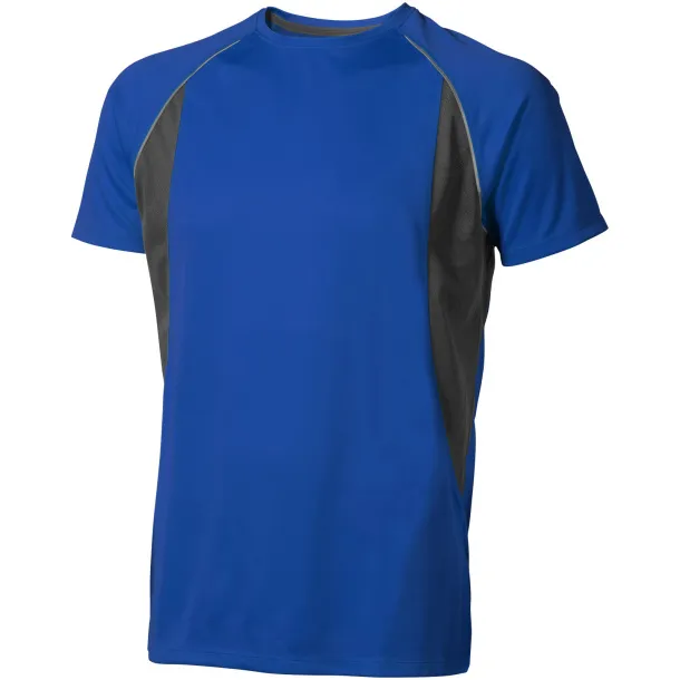 Quebec short sleeve men's cool fit t-shirt - Elevate Life Blue