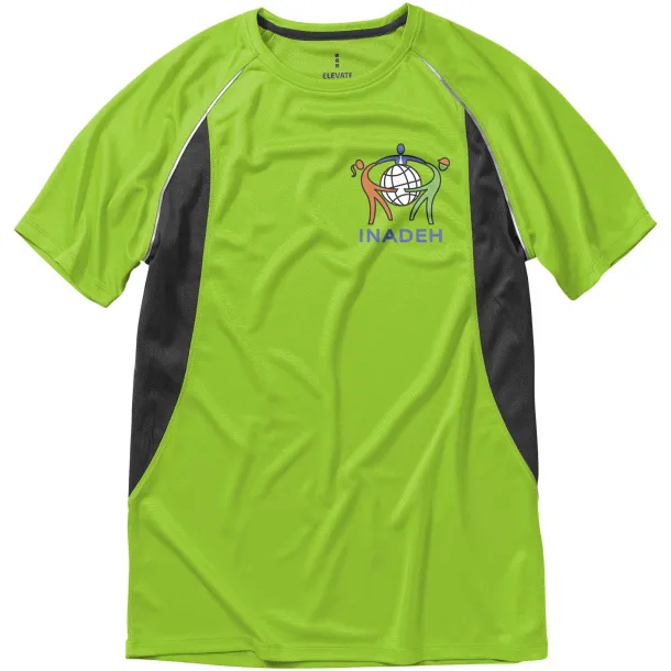 Quebec short sleeve men's cool fit t-shirt - Elevate Life Apple Green