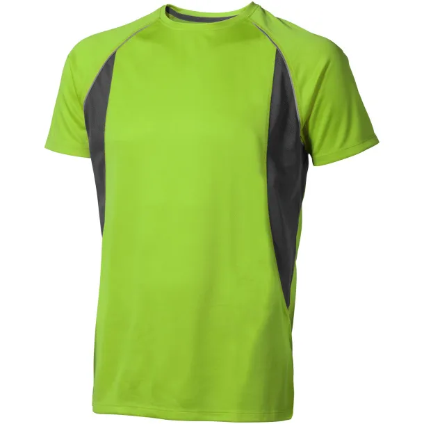 Quebec short sleeve men's cool fit t-shirt - Elevate Life Apple Green