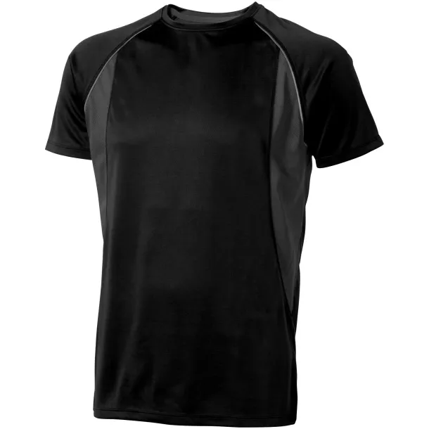 Quebec short sleeve men's cool fit t-shirt - Elevate Life Solid black