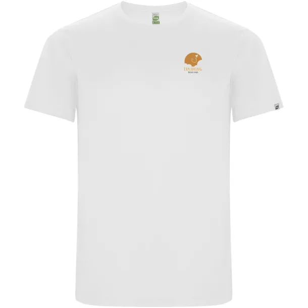 Imola short sleeve kids sports t-shirt - Roly White