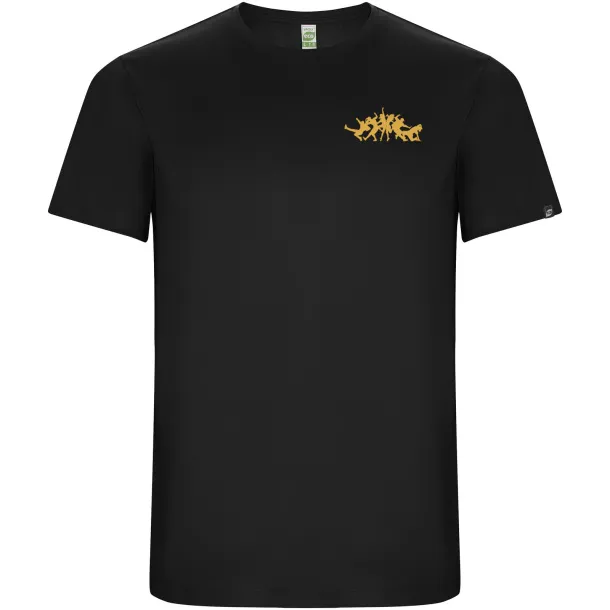 Imola dječja sportska majica kratkih rukava - Roly Solid black