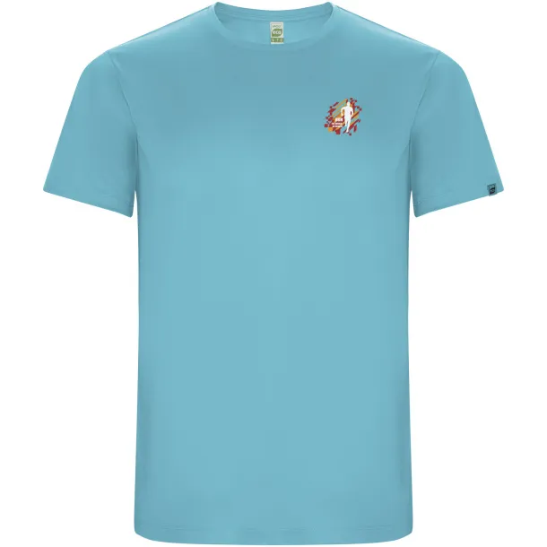 Imola short sleeve kids sports t-shirt - Roly Turquois