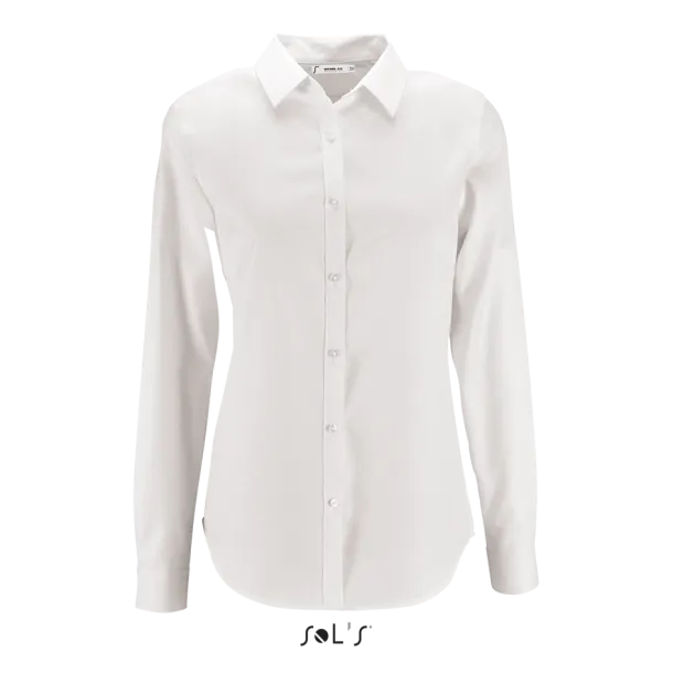  SOL'S BRODY WOMEN - HERRINGBONE SHIRT - SOL'S White