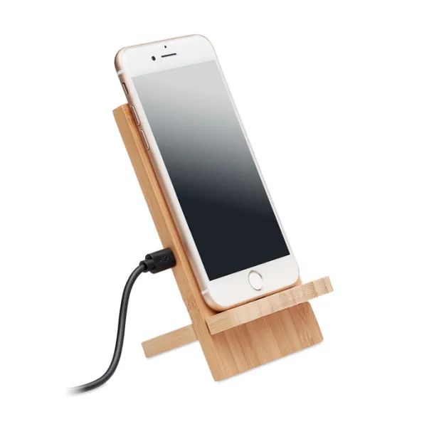 WHIPPY PLUS Wireless charger phone stand Wood