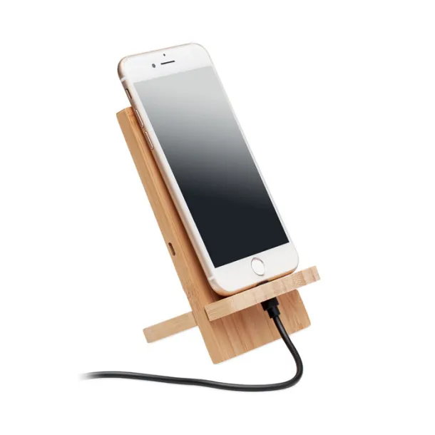 WHIPPY PLUS Wireless charger phone stand Wood